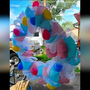 Easter egg wreath. 20"